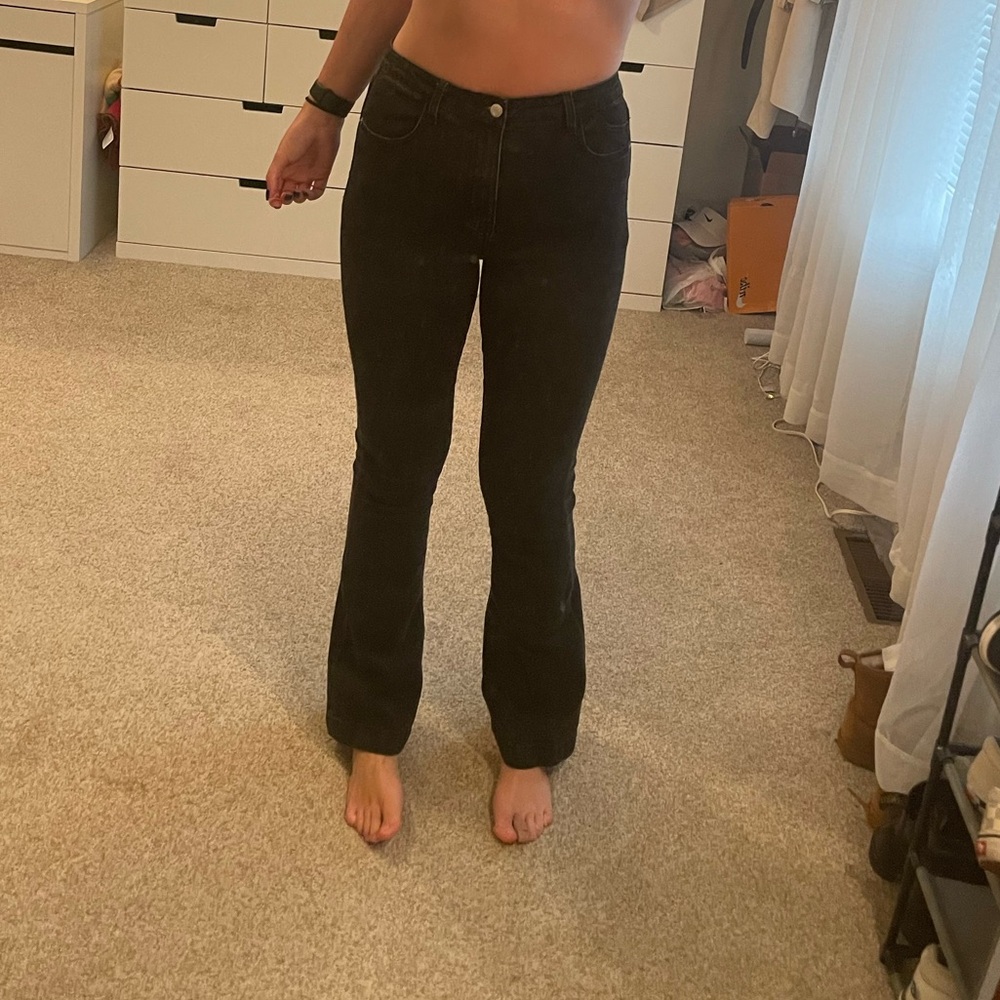 Black Flare Jeans